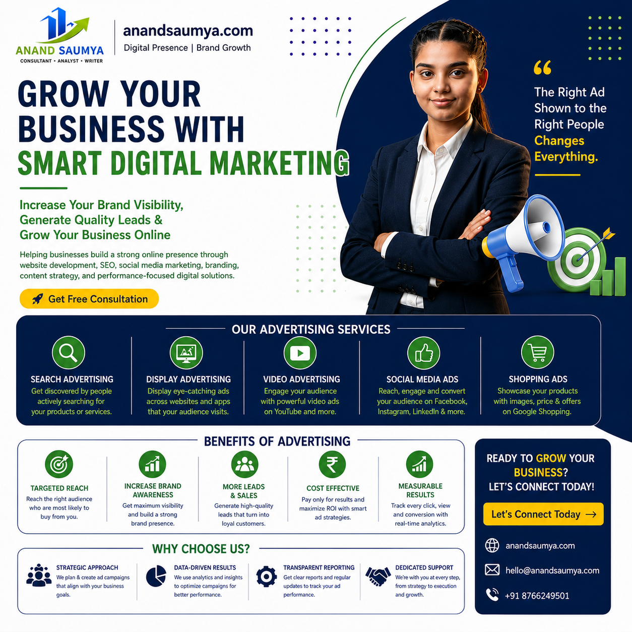 Digital Marketing Advertising Services by AnandSaumya