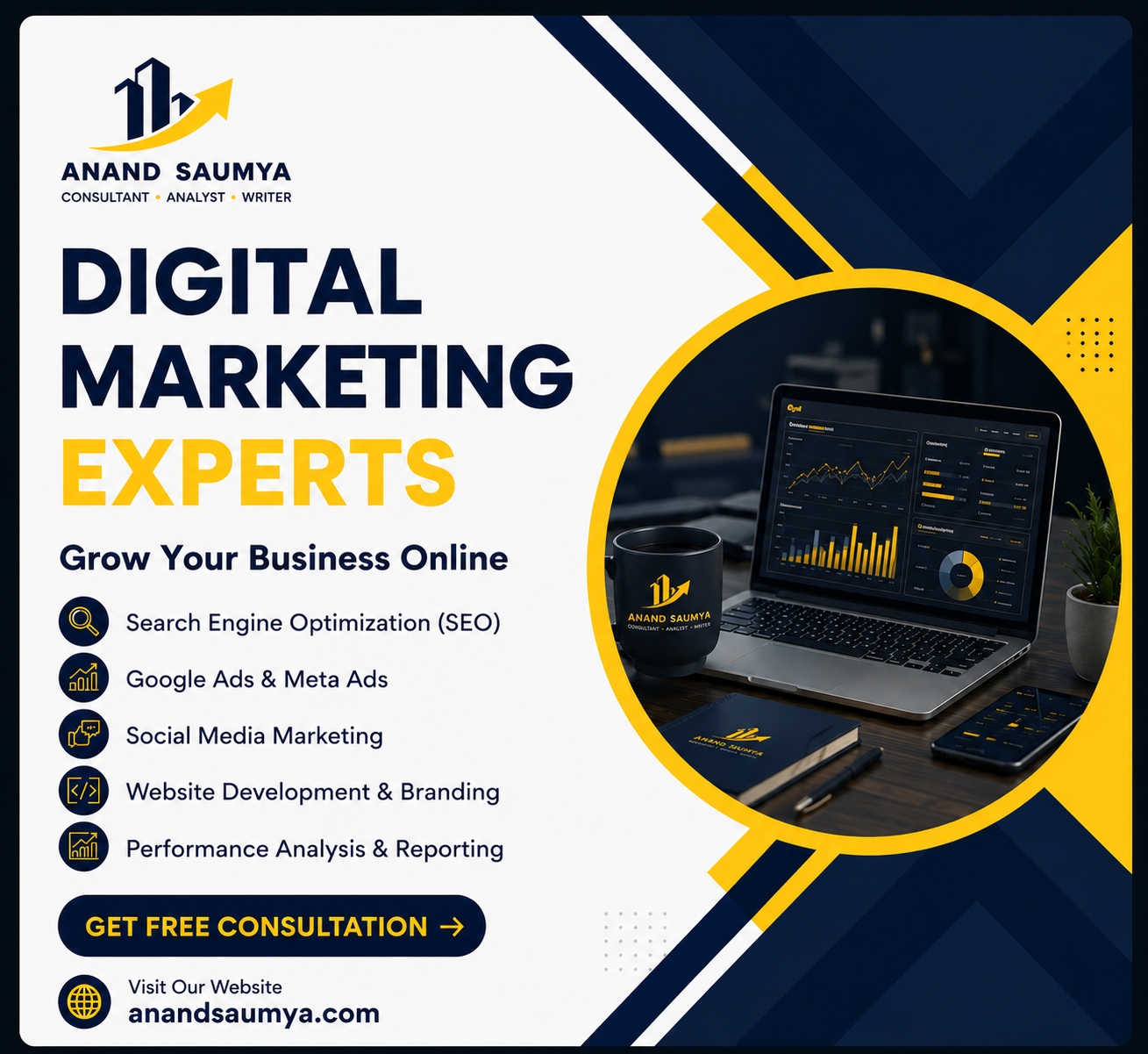 Digital Marketing Partner helping businesses grow with SEO, Google Ads, website optimization, and branding services.